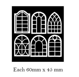 Windows MINI Acrylic approx. 60x45 mm, buy 3 Acrylic